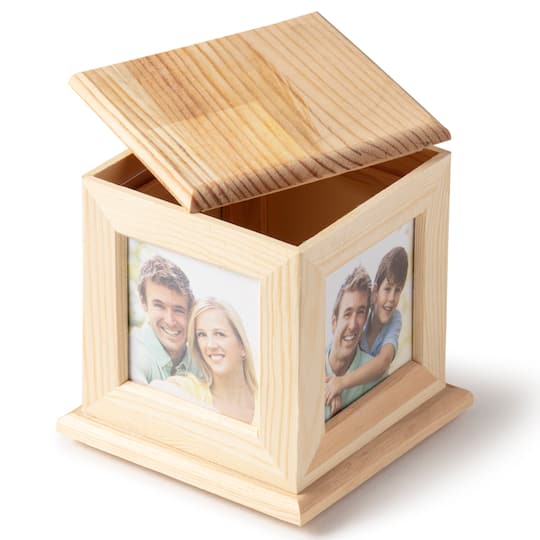 8 Pack: 5" 4-Sided Wood Photo Caddy by Make Market®